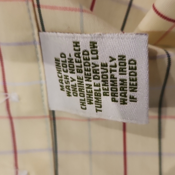 Orvis Sporting Traditions Yellow Plaid Button-Up Shirt - Picture 8 of 10